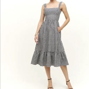 ISO - Reformation Bucatini Dress in April Check, size 0-2.